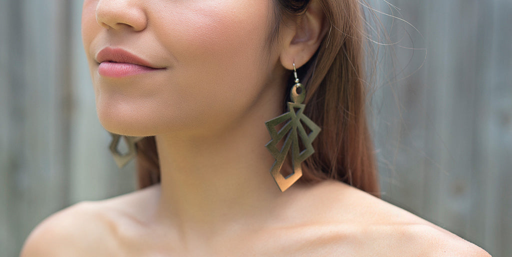 Aztec Earring Gold