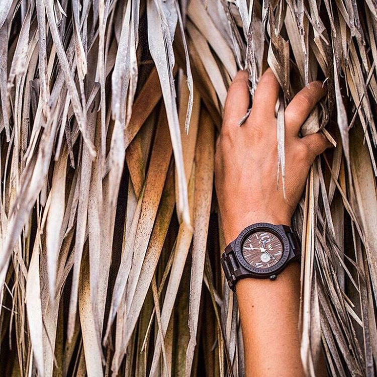 Oblivio Wood Watch - Black/Blue