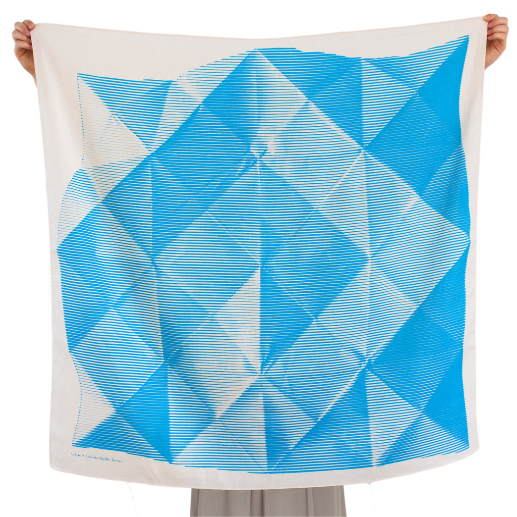 Folded Paper Blue Folded Paper Blue