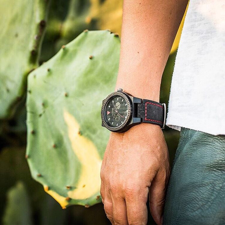 Leo Leather LTD Watch - Leather Terra Black