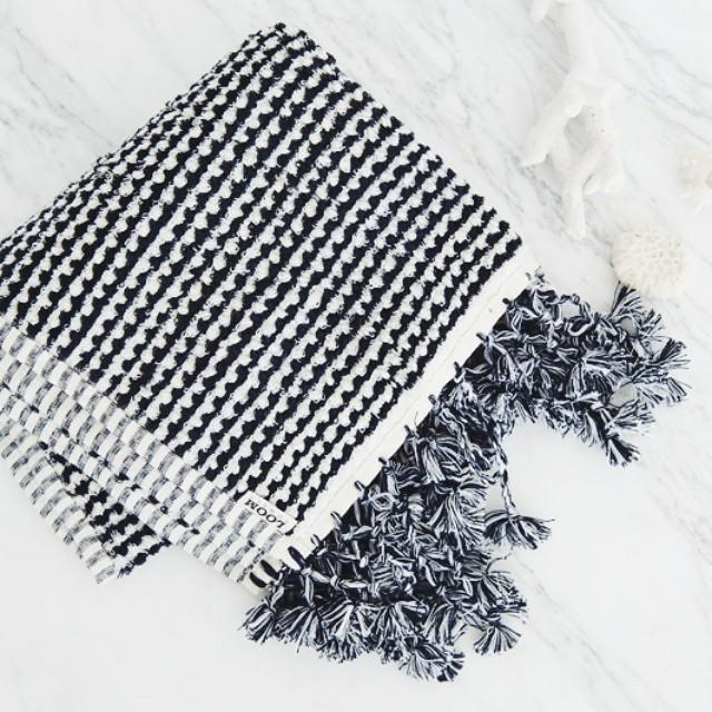Monochrome Bath Mat