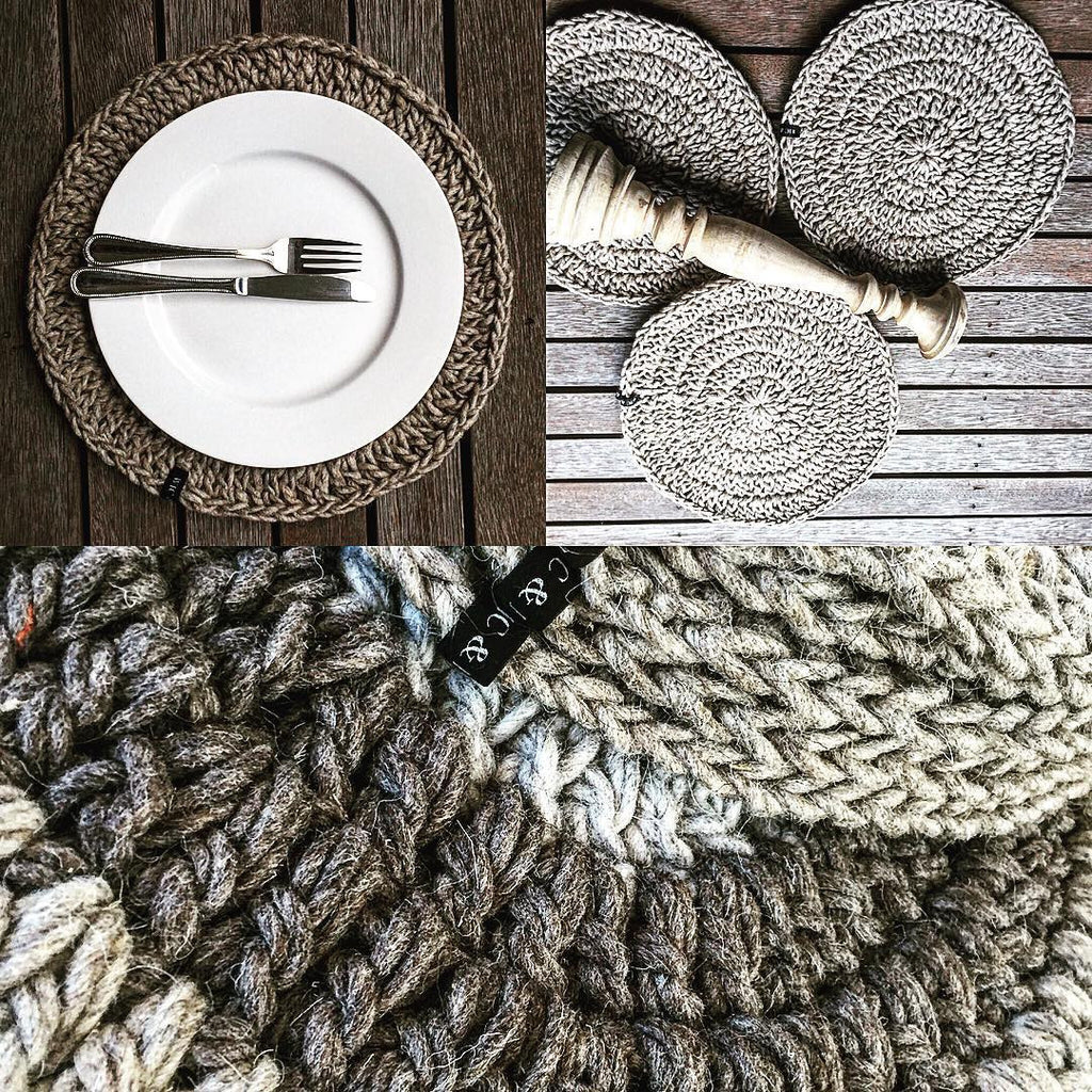 Round Crochet Placemats