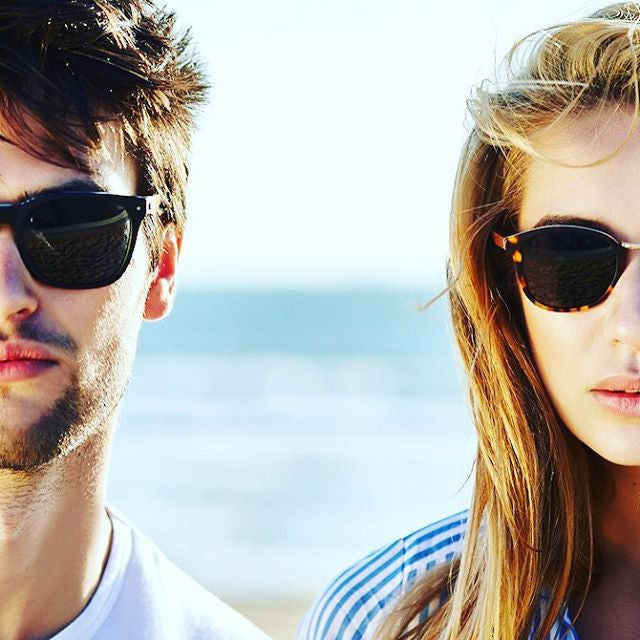 Ada Wood Sunglasses - Black Tortoise Polarised