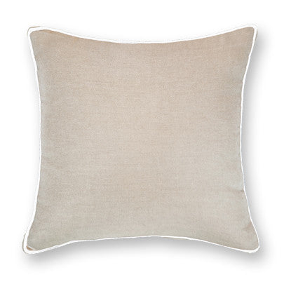 Dots Embroider Natural Linen Medium Cushion