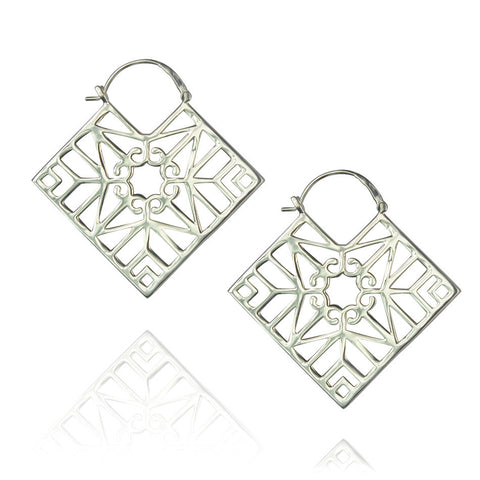 Lao Studs - Sterling Silver