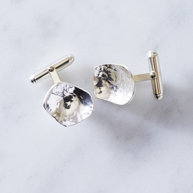 Dish Cufflinks Silver