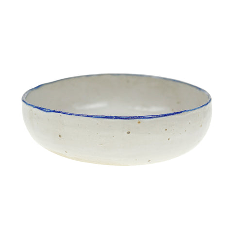 Moon Bowl - Blue Rim