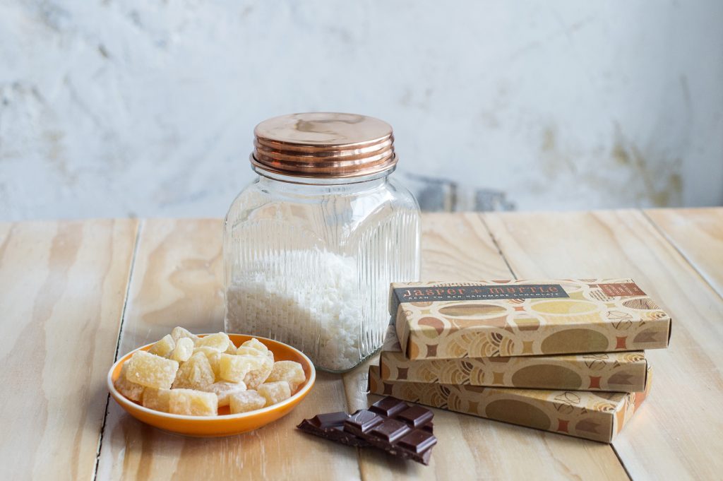 Ginger & Coconut Dark Chocolate