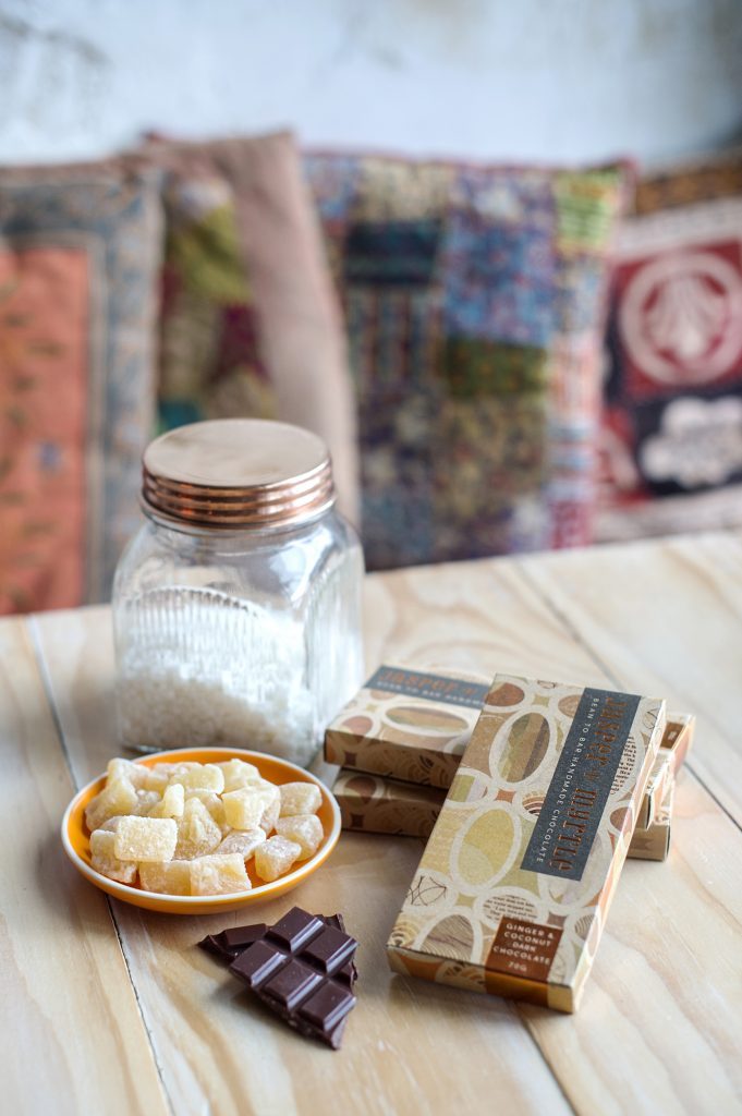 Ginger & Coconut Dark Chocolate