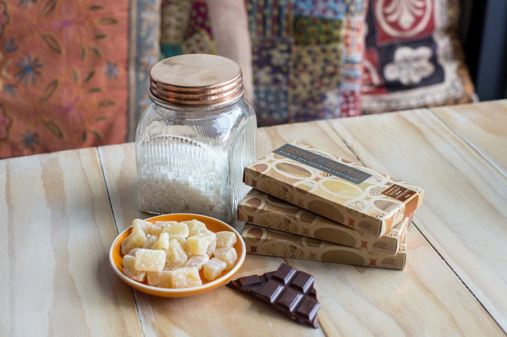 Ginger & Coconut Dark Chocolate