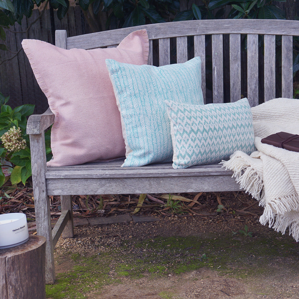 Ripple Jade Cushion