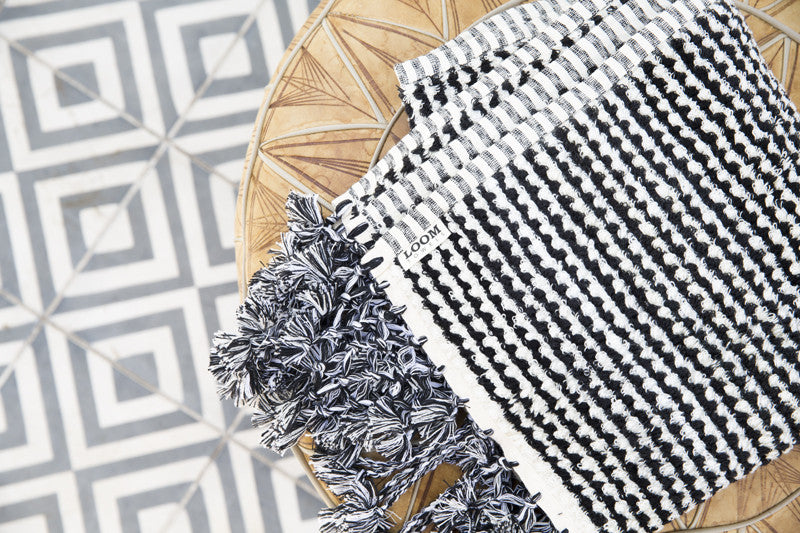 Monochrome Bath Mat
