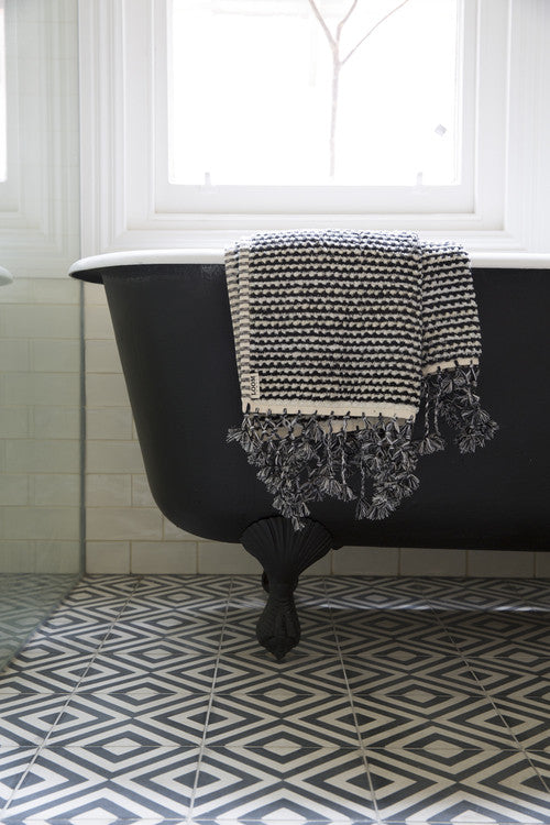 Monochrome Bath Mat