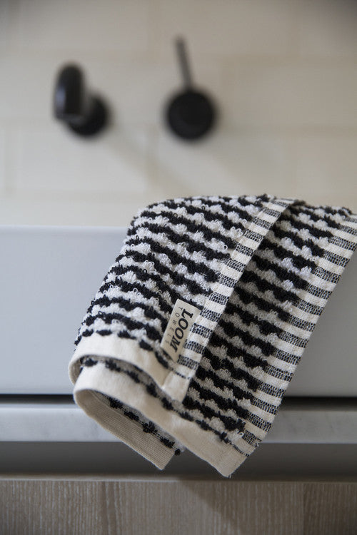 Monochrome Face Towel
