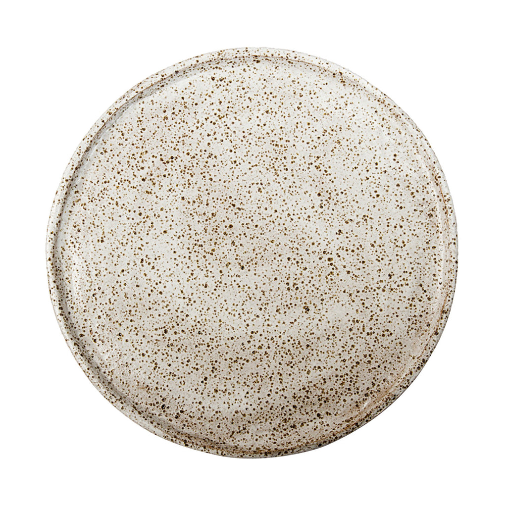Round Flat Platter 2 - Speckle Round Flat Platter 2 - Speckle