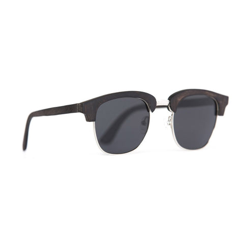 Ada Wood Sunglasses - Black Tortoise Polarised