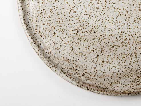 Round Flat Platter 2 - Speckle
