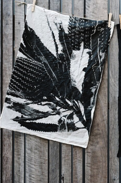 Australian Native Flora Linen Tea Towel