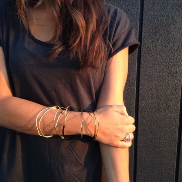 'Pure' Twin Silver Bangle no. 230