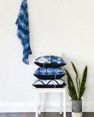 Shibori Silk Cotton Scarf