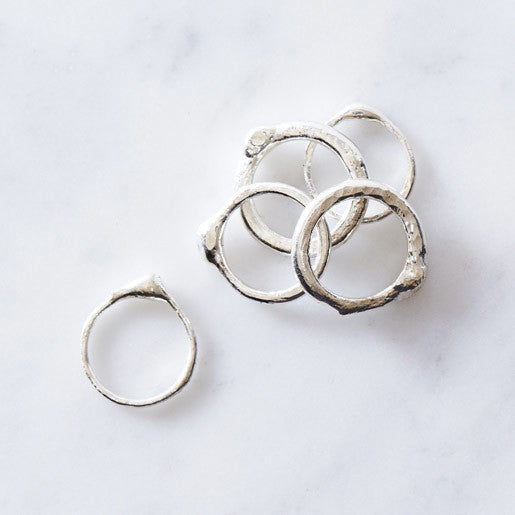 Fine Silver Stack Rings