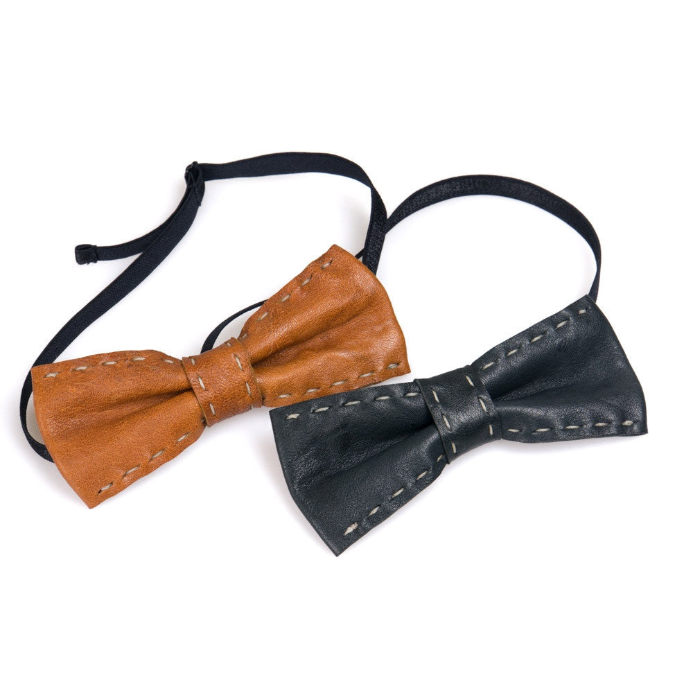 Leather Bow Tie Leather Bow Tie