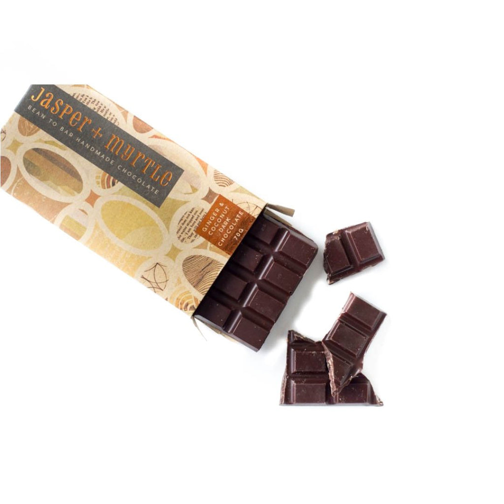 Ginger & Coconut Dark Chocolate Ginger & Coconut Dark Chocolate