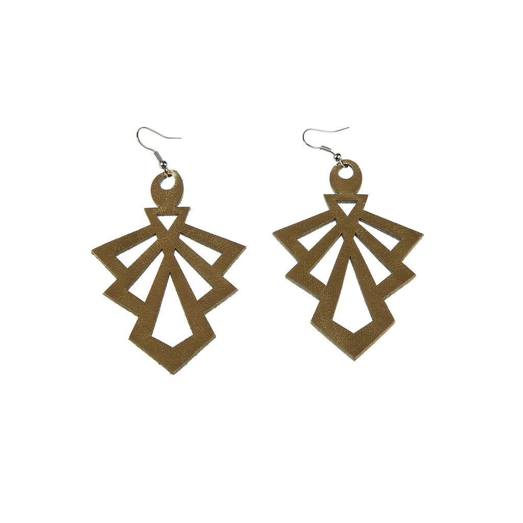 Aztec Earring Gold Aztec Earring Gold