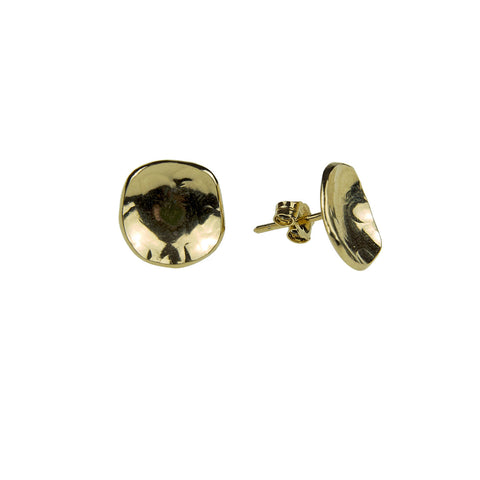 Dish Earrings Gold