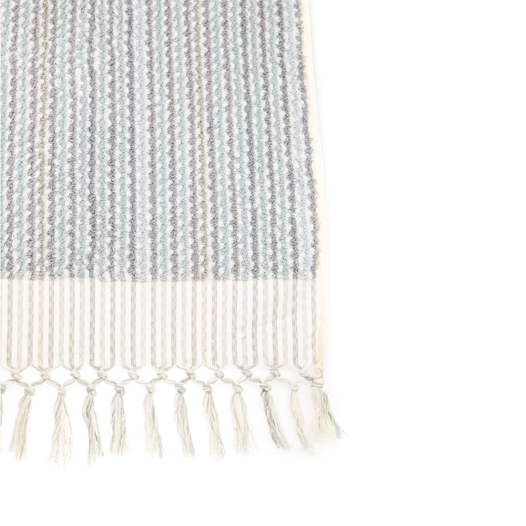 Grey & White Hand Towel Grey & White Hand Towel