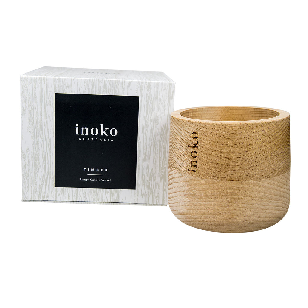 Large Timber Candle Vessel Large Timber Candle Vessel