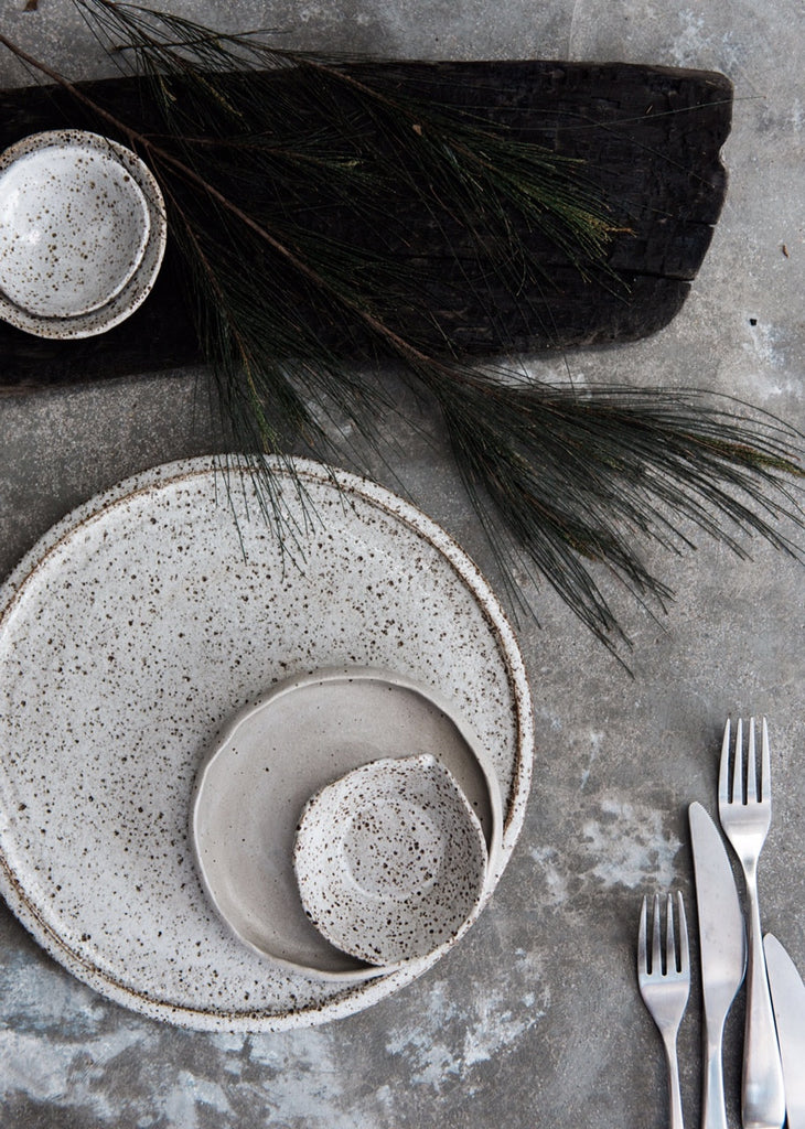 Round Flat Platter 2 - Speckle