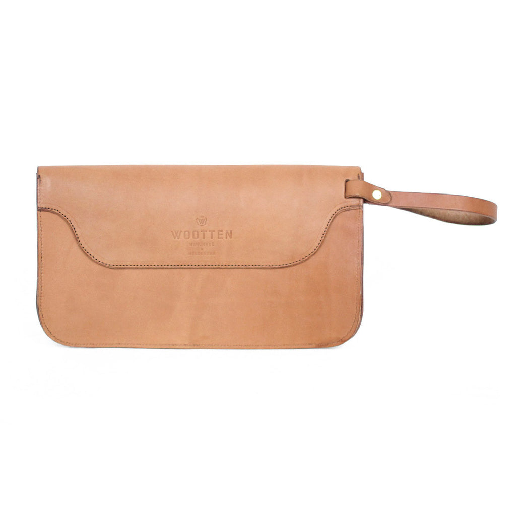 Ladies Clutch - Tan