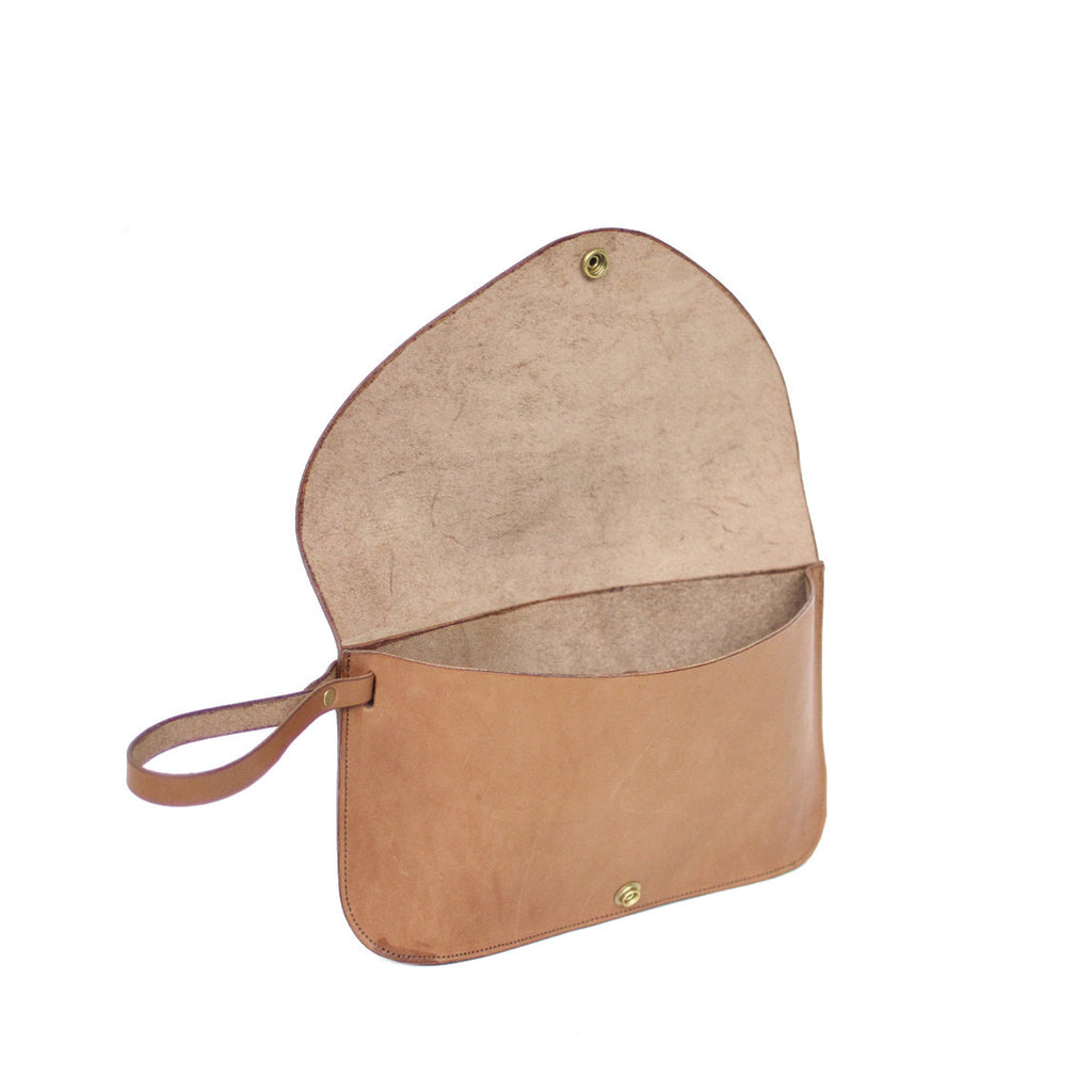 Ladies Clutch - Tan