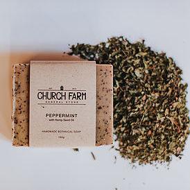 Peppermint with Hemp Seed Oil Soap