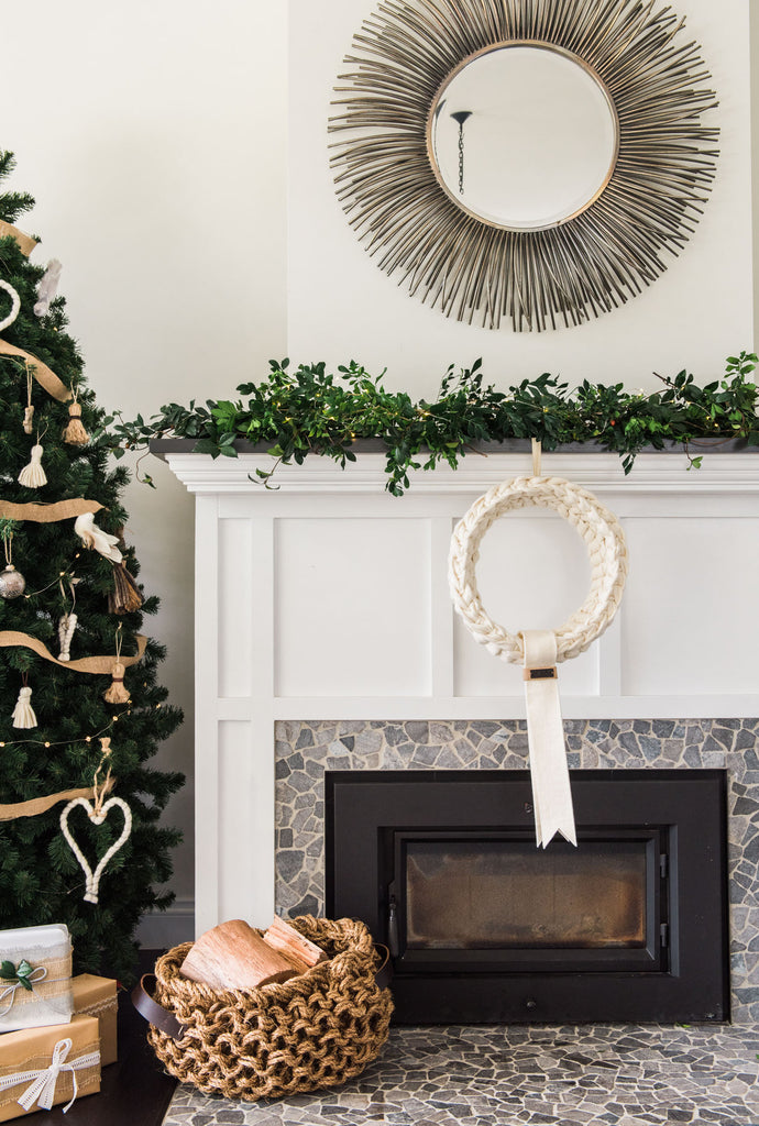 Medium Felt Wool Wreath