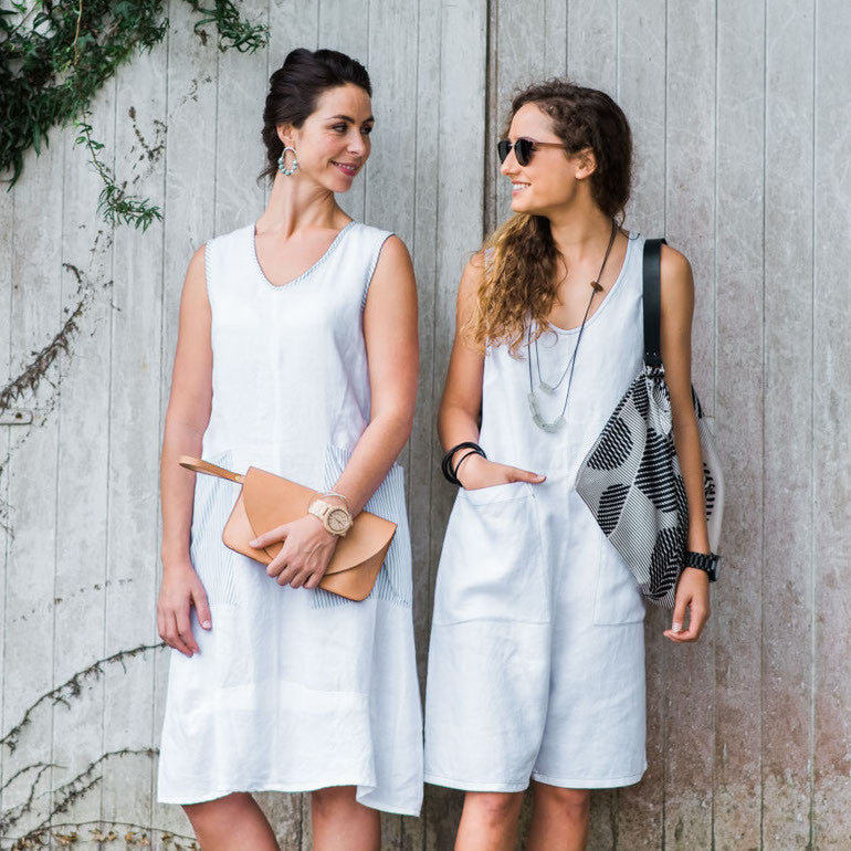Elloise Dress (L) & Lizzy Playsuit (R)