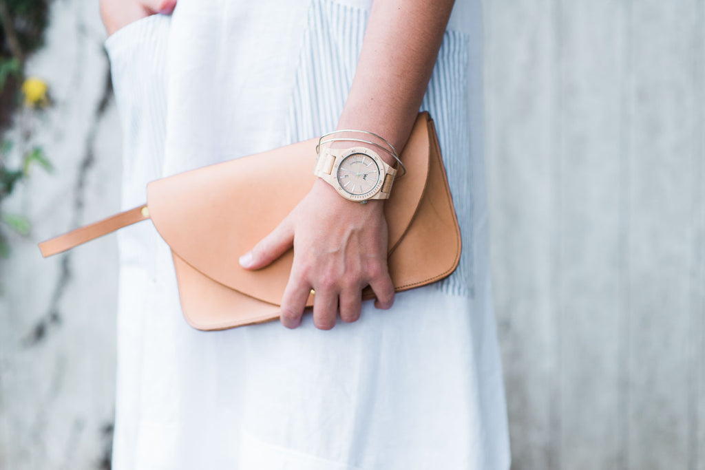 Ladies Clutch - Tan