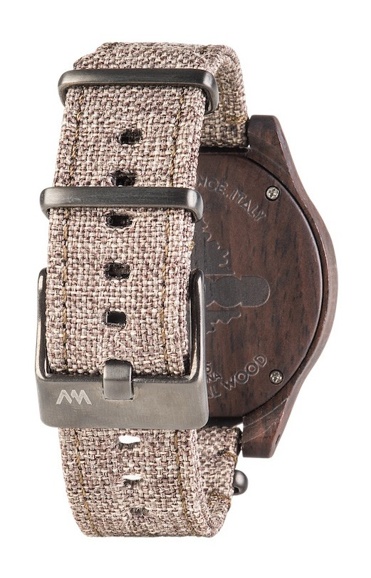 Torpedo Wood Watch - Choco Linen