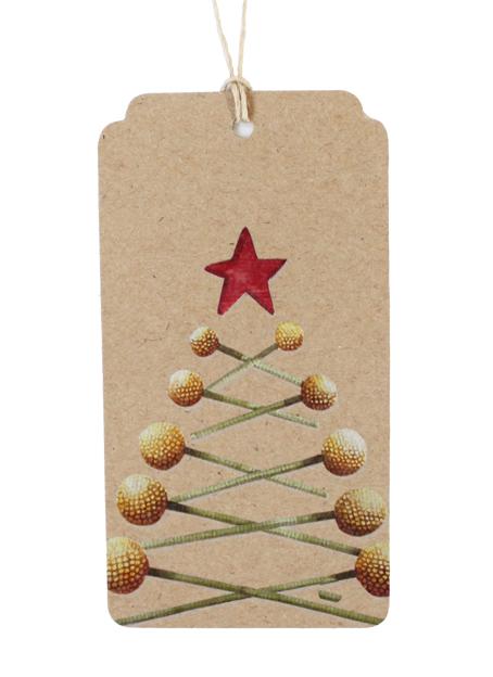 Billy Button Christmas Gift Tag