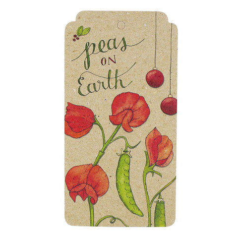 Peas on Earth Gift Tag