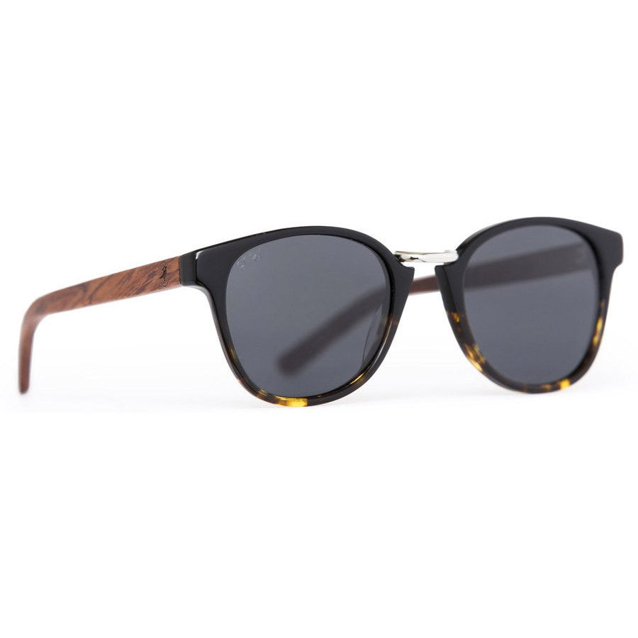 Ada Wood Sunglasses - Black Tortoise Polarised