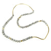 Tahndi Long Necklace - Grey & Gold