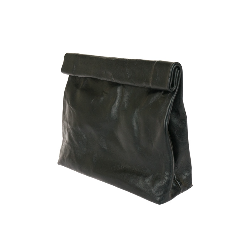 Lunch Bag Clutch - Black